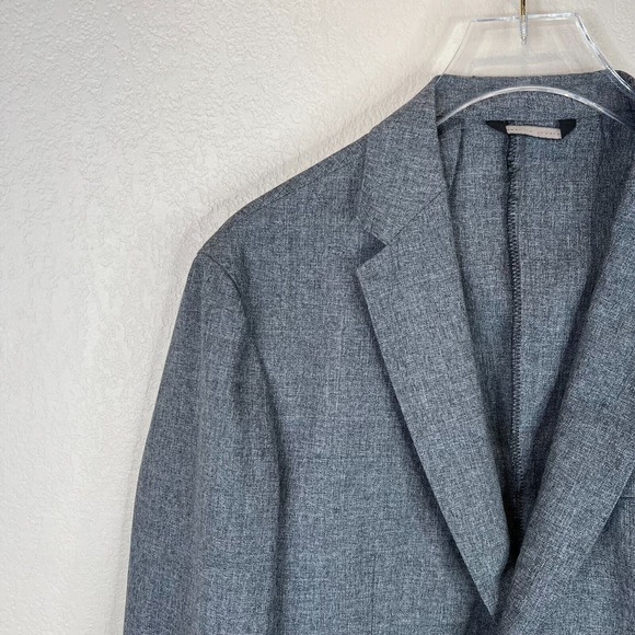 Boss Hugo Boss Men's 2 Button Reda 120 Blazer Jacket Long Sleeve Gray SZ 46 - Picture 2 of 13